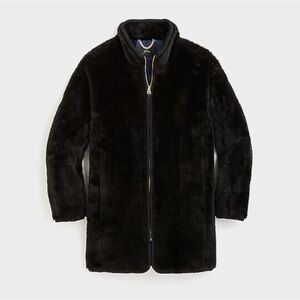 J.Crew Zip-up plush fleece coat